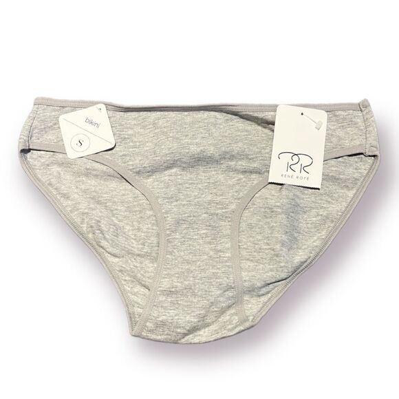 Rene Rofe Gray Bikini Underwear Panties Size Small NWT - Picture 1 of 4